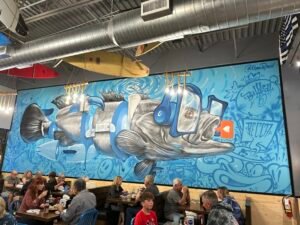 Fish Joint Mural by @UrbanRuben